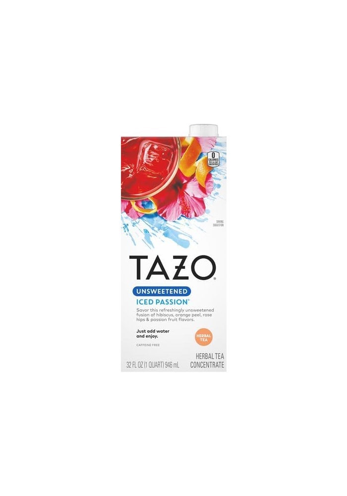 TAZO Unsweetened Iced Passion Herbal Tea Concentrate - Image 3